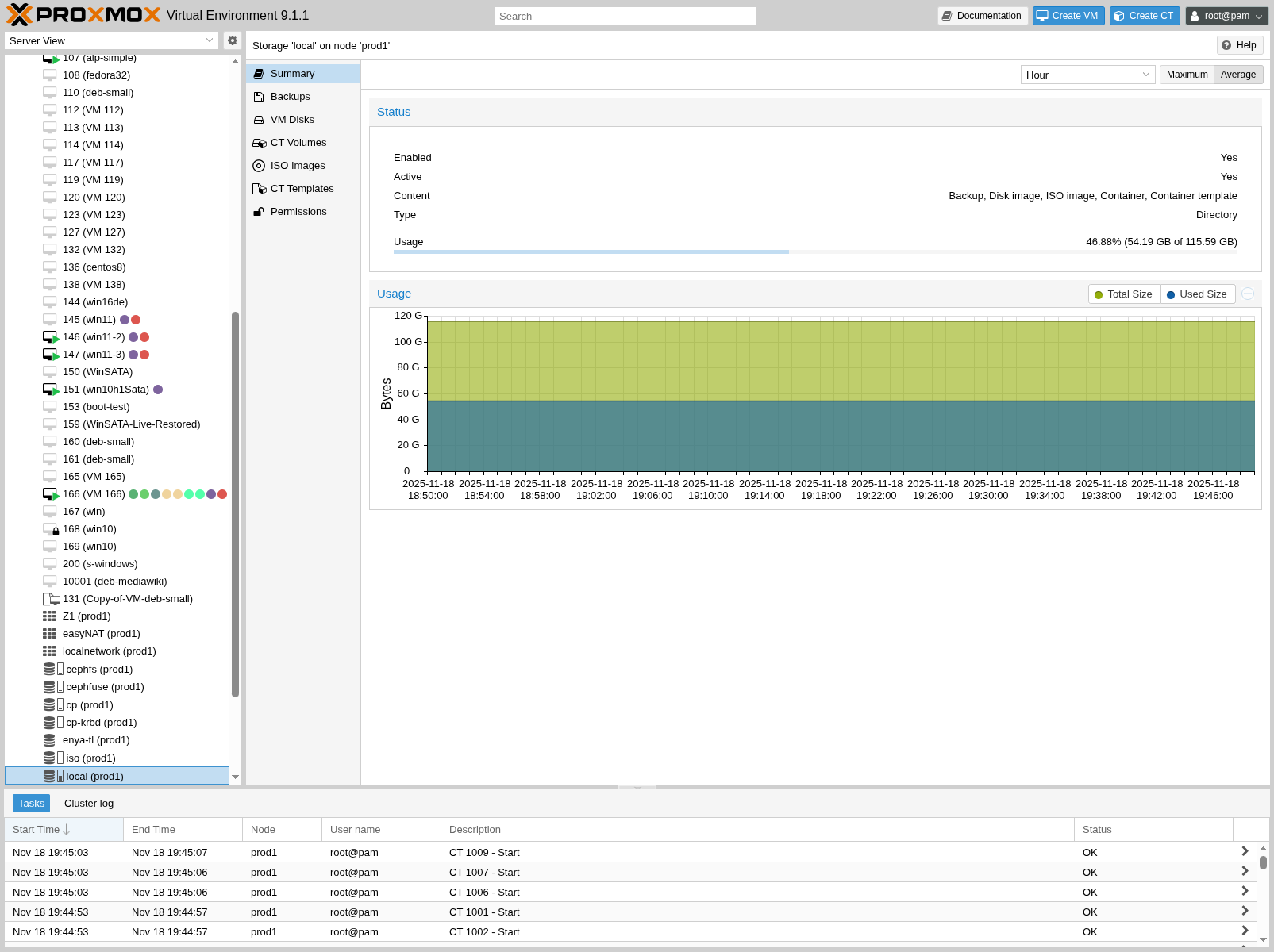 Proxmox storage